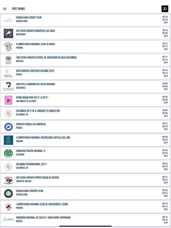 Equestrian Digital iPad screenshot 4 - Sports app