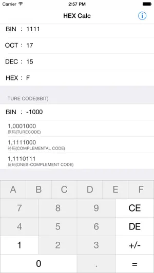 HEXCalc(binary conversion) screenshot 2