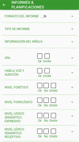 Game screenshot FAINCHAPP Informes Pruebas apk