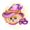 Watercolor Cat Stickers icon
