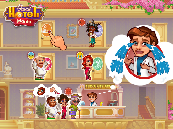 Grand Hotel Mania: Management iPad app afbeelding 2