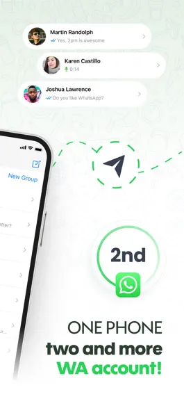 Game screenshot Duo Messenger for WA - 2Chat apk