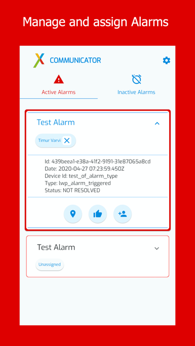 AXURIS Communicator Screenshot
