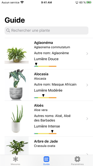 Screenshot #2 pour Plantes et Lumière