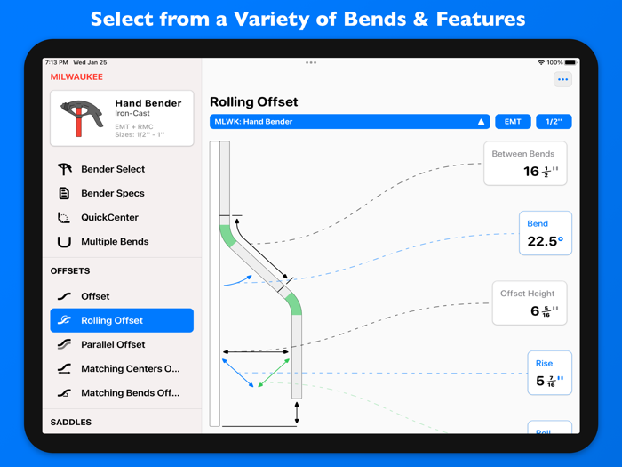 QuickBend Conduit Bending