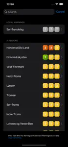 Skredvarsel screenshot #6 for iPhone