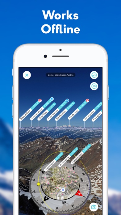 Hiking & Skiing - PeakVisor Screenshot