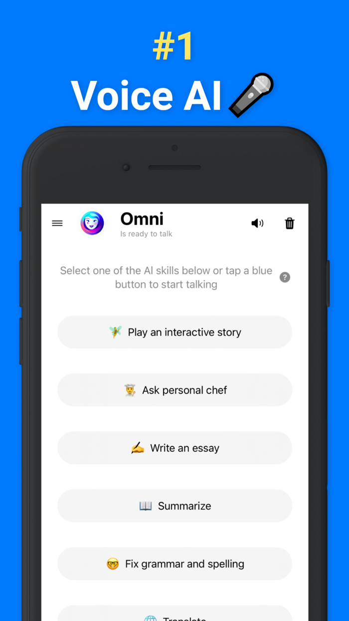 Omni Voice AI Assistant Bot