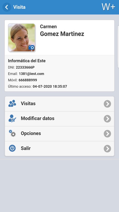 WinPLUS Visitas Screenshot