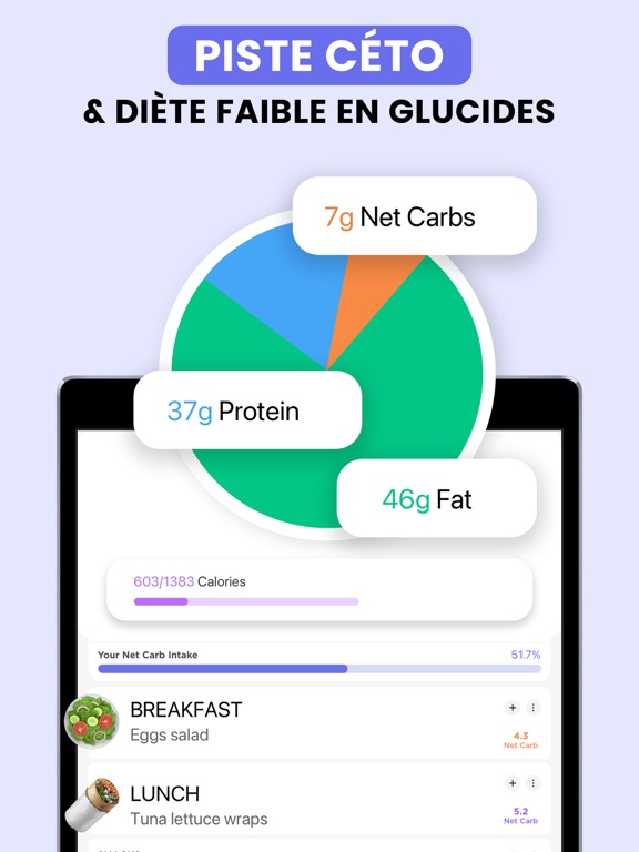 Screenshot #5 pour Keto Manager—Carb Diet Tracker