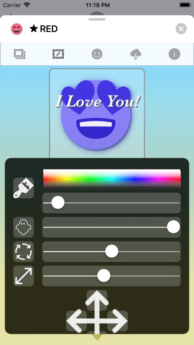 Screenshot #8 for RED Emoji • Stickers