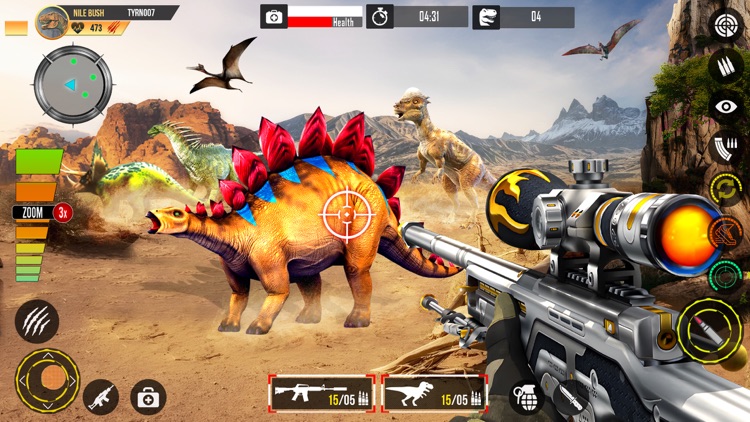 Real Dino Hunting Zoo Games 3D screenshot-3