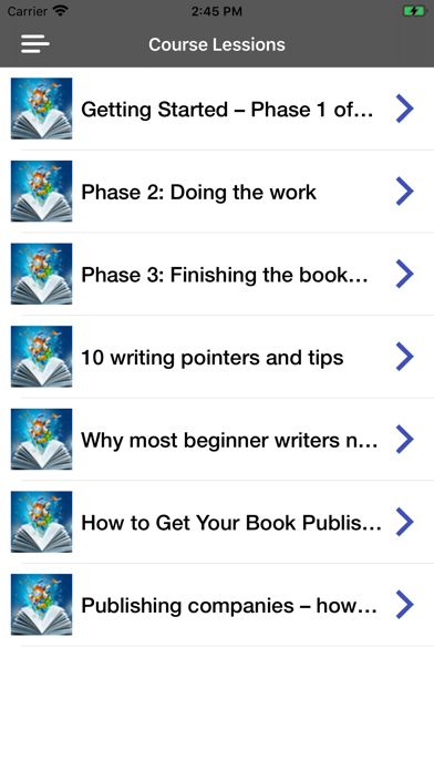 Write a Book: New Writer Guide Screenshot