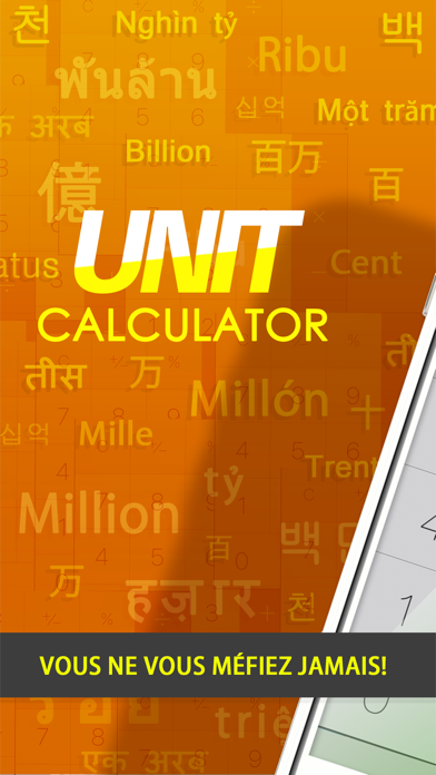 Screenshot #1 pour Calculateur de l'unité