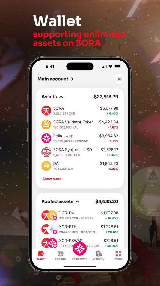 #3. SORA Wallet: Polkaswap (iOS) 由: Soramitsu Co., Ltd.