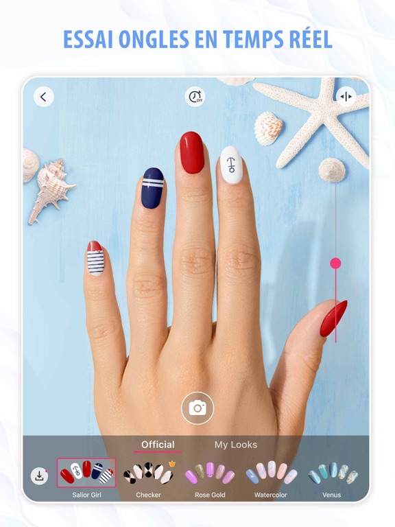 Screenshot #4 pour YouCam Nails: Salon manucure