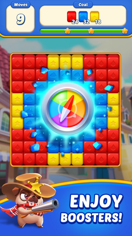 Cube Blast Match 3: Toon & Toy screenshot-0