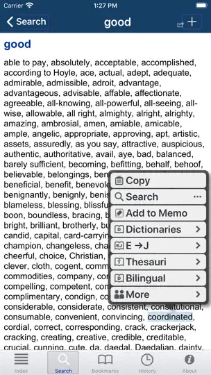 Скриншот Companion Synonyms на iPhone 2