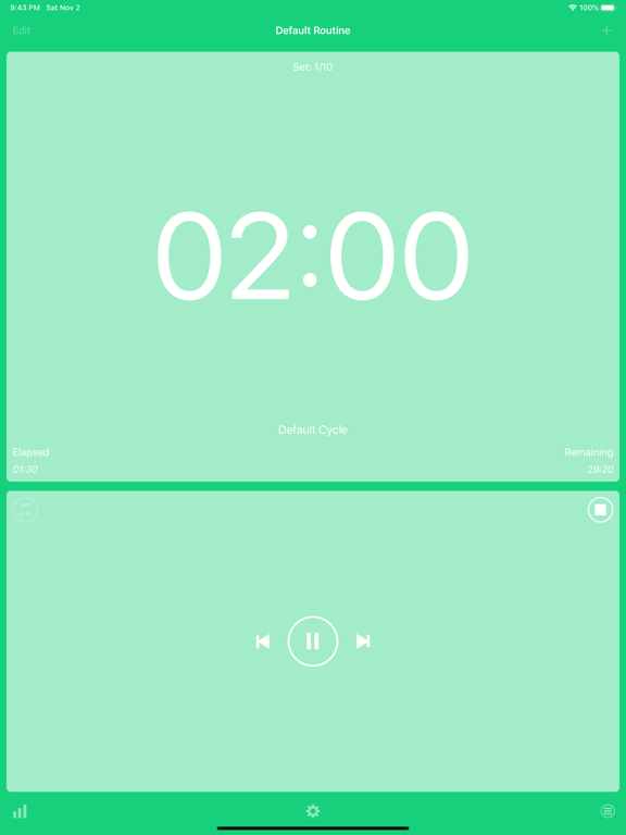 HIIT Interval Timer iPad screenshot 5 - Health & Fitness app