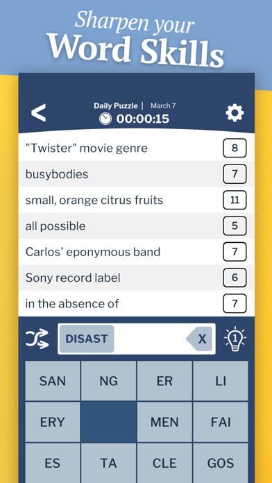 7 Little Words - Quick Play Screenshot