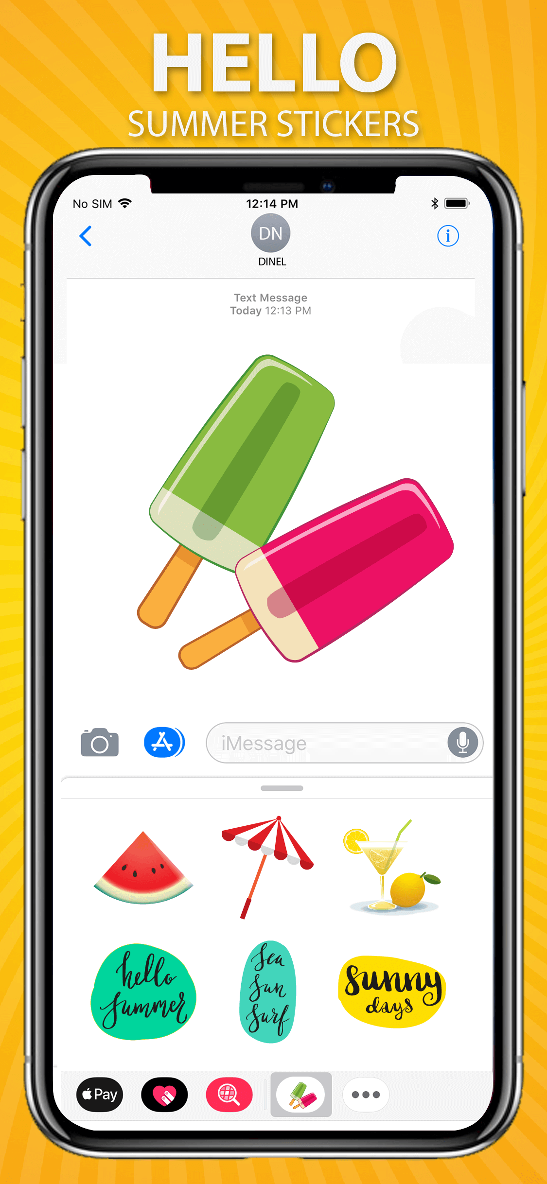 Hello Summer Stickers Pack screenshot 3