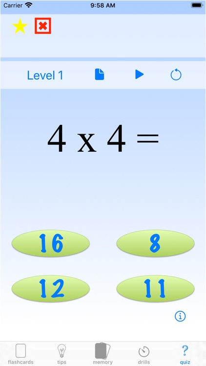 multiplication drills: X screenshot-9