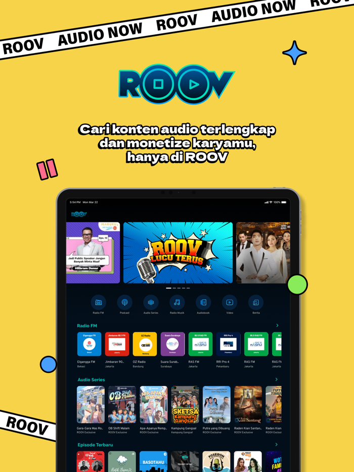 ROOV - Podcast Radio and More