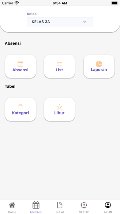 Attendance & Grade SekolahKita Screenshot