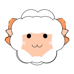 Sticker boule de mouton