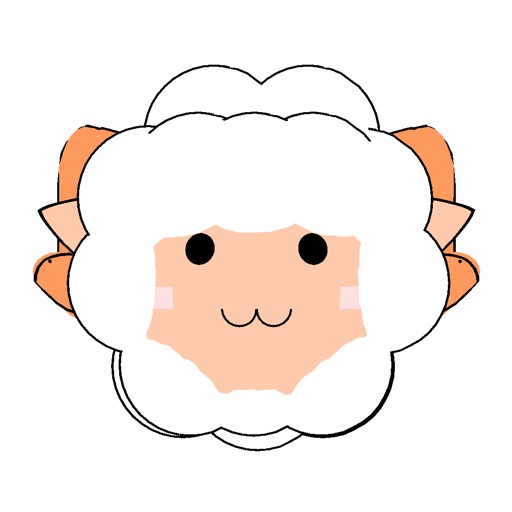 Sheep ball sticker