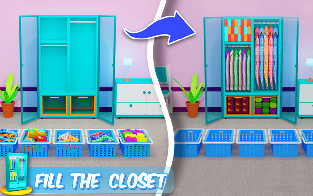 ‎Fill the Closet Organizer Screenshot