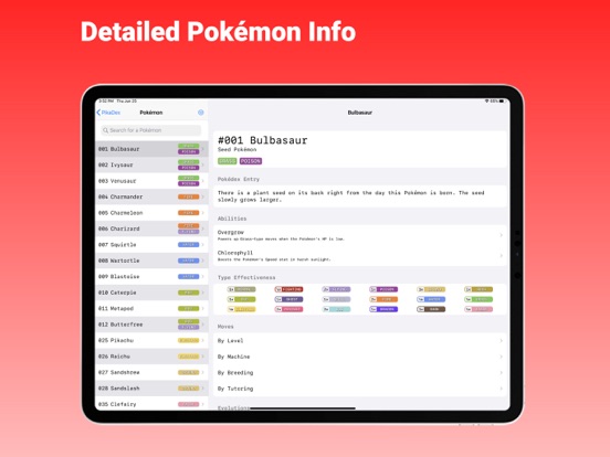 Screenshot #4 pour PikaDex - Dex for every game!