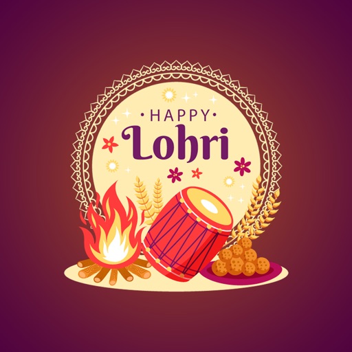 Lohri Stickers