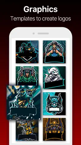 Game screenshot Logo Gamer Esport Gaming Maker apk