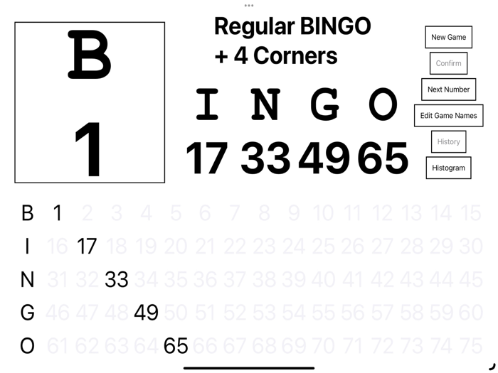 Bingo Number Creator