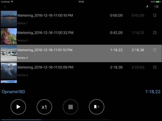Alon Dictaphone - Stem Opname iPad app afbeelding 2