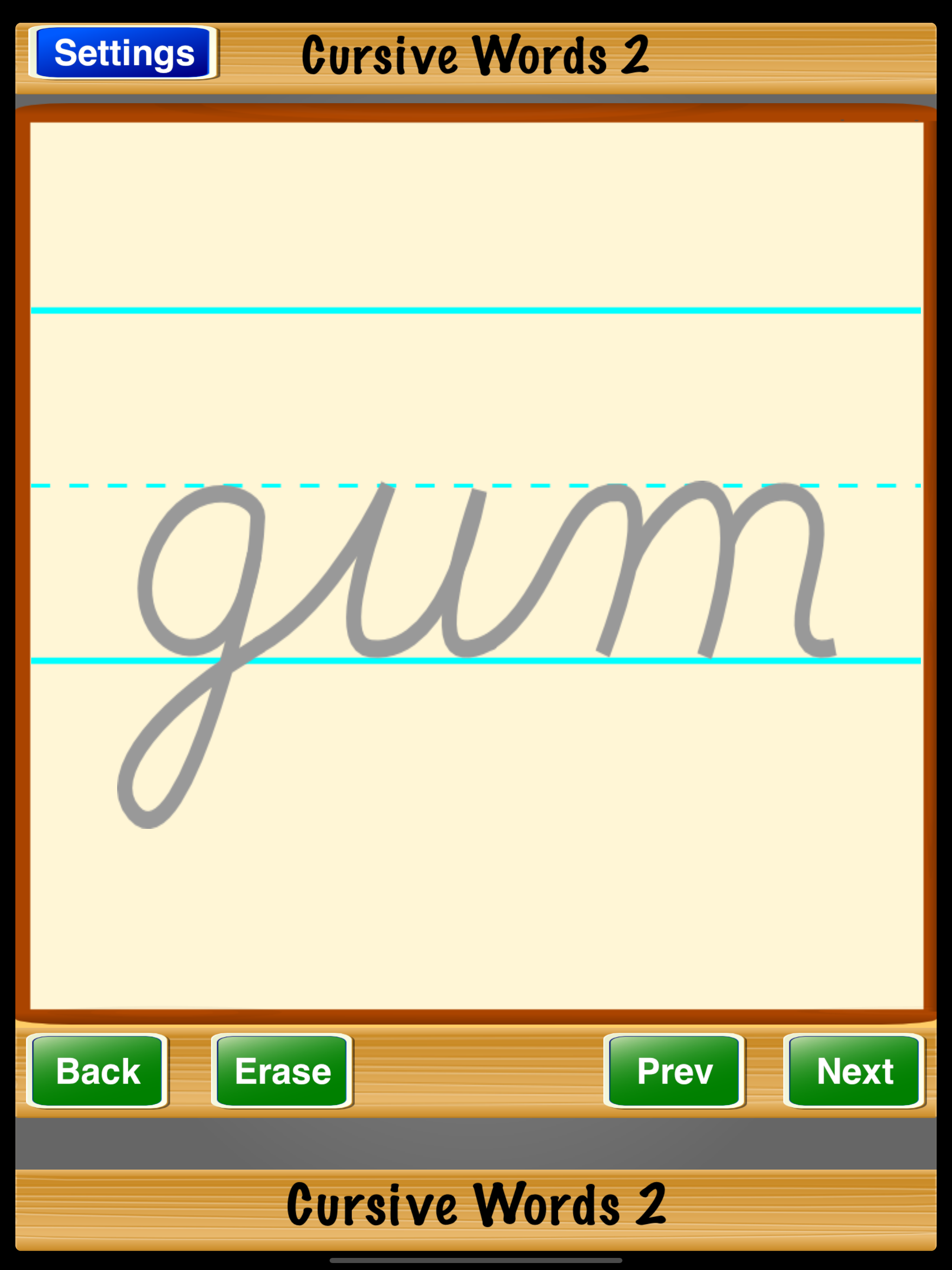 Cursive Words 2