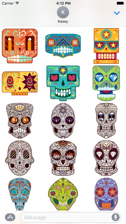 Sugar Skull Stickers screenshot-3