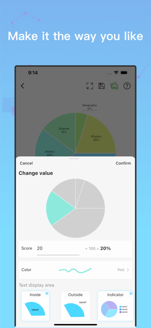 ‎Fast Chart-Design&Export chart Screenshot