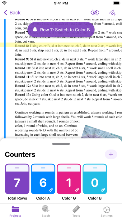 YarnBuddy – Knit and Crochet Screenshot