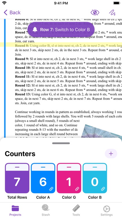 YarnBuddy – Knit and Crochet screenshot-4