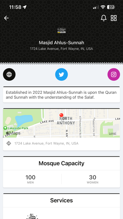 Masjid Ahlus Sunnah Fort Wayne Screenshot
