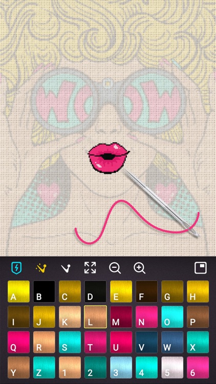 Cross-Stitch: Color by Number screenshot-1