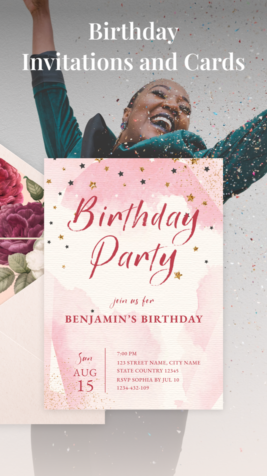 #4. Invitation Maker Wedding Cards (iOS) Podle: DIGITLEY, MB