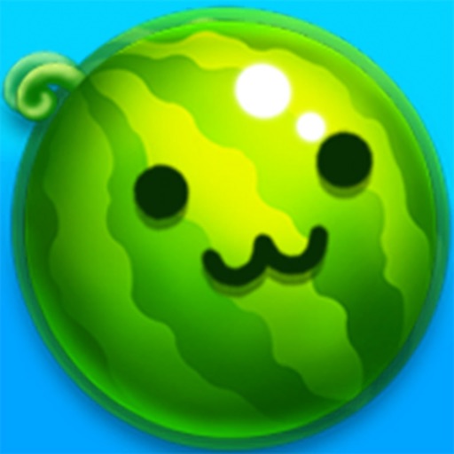 Watermelon merge game icon