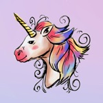 Download Colourful Unicorn Stickers app