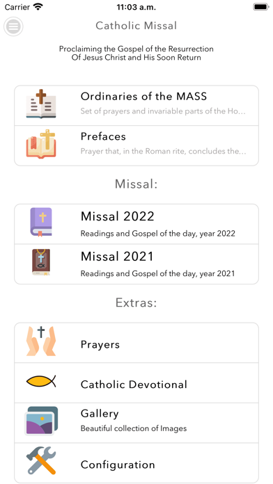 Catholic Misal Screenshot