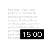 Icon Pop Out Timer & Stopwatch