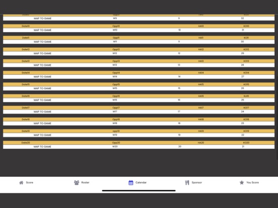 Iowa State Rugby Fan App iPad screenshot 7 - Sports app