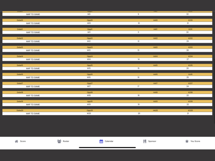 Iowa State Rugby Fan App